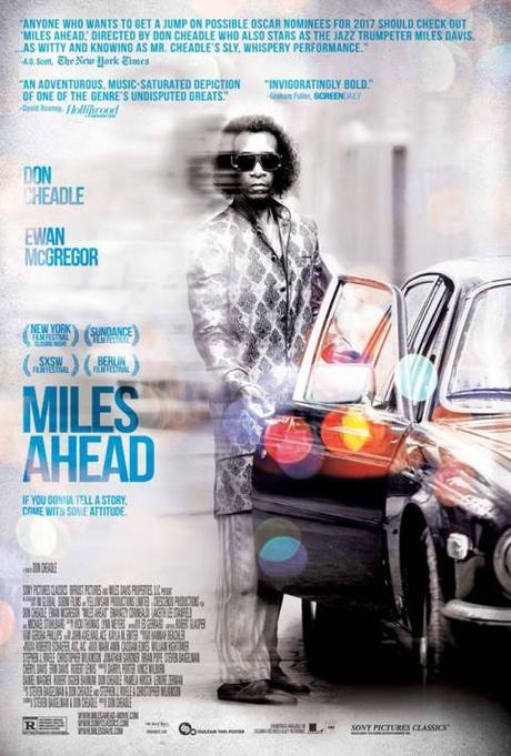 Primer afiche de Miles Ahead, biopic del músico Miles Davis