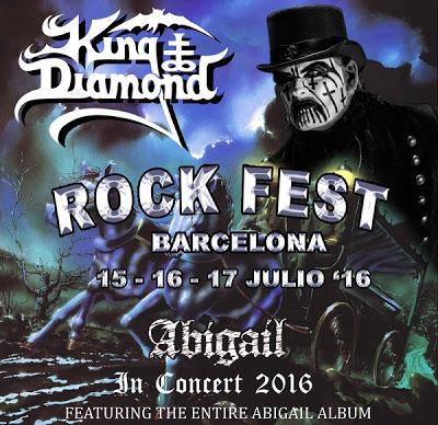 El Rock Fest Barcelona 2016 confirma a King Diamond