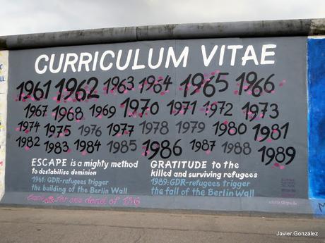 Muro de Berlín. Berlin wall. East Side Gallery Muro de Berlín. Berlin wall. East Side Gallery