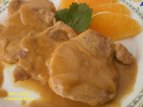 SOLOMILLO EN SALSA DE NARANJAS DE MALAGA SOLOMILLO EN SALSA DE NARANJAS DE MALAGA