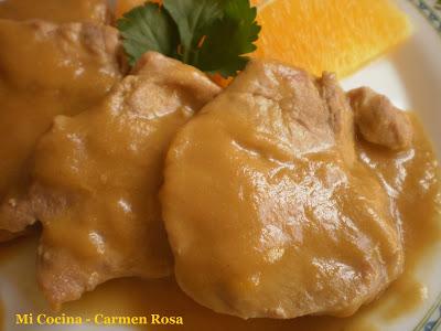 SOLOMILLO EN SALSA DE NARANJAS DE MALAGA SOLOMILLO EN SALSA DE NARANJAS DE MALAGA