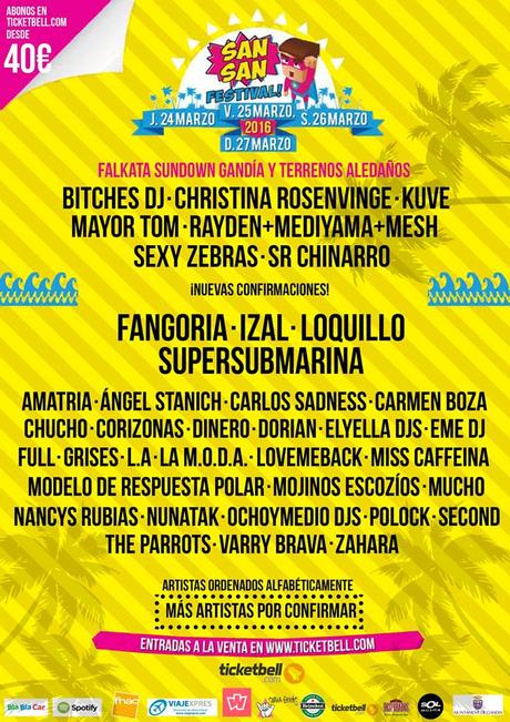 El Sansan Festival confirma varias sorpresas