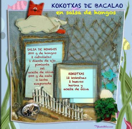 Kokotxas de bacalao con salsa de hongos Kokotxas de bacalao en salsa de hongos Etiquetas