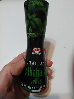 albahaca en spray