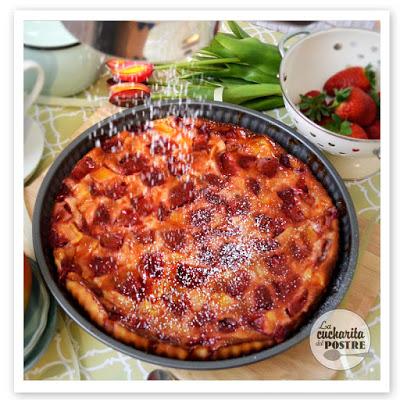 CLAFOUTIS DE MANGO Y FRESAS / STRAWBERRY AND MANGO CLAFOUTIS