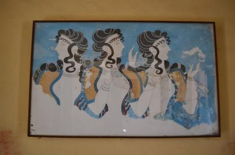 Murales de Knossos, reconstruidos