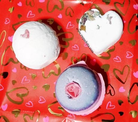 Bombas de Baño y Exfoliante de Labios Especial San Valentín de Lush