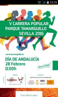 V Carrera Popular Parque del Tamarguillo V Carrera Popular Parque del Tamarguillo