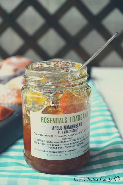 Madeleines con mermelada de naranja Madeleines con mermelada de naranja