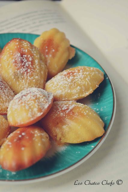 Madeleines con mermelada de naranja Madeleines con mermelada de naranja