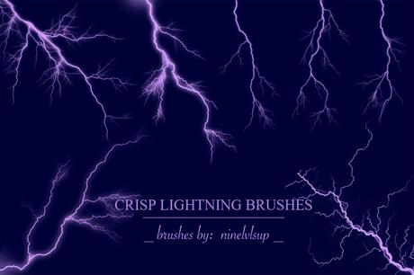 Crisp Lightning Brushes