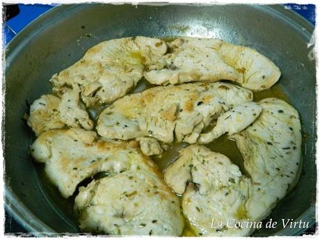 Pechugas en salsa soja Pechugas en salsa soja