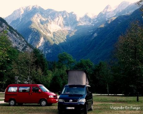 10 (+1) rutas por Europa en furgoneta o autocaravana recomendadas por blogueros Valle del Soca - Eslovenia