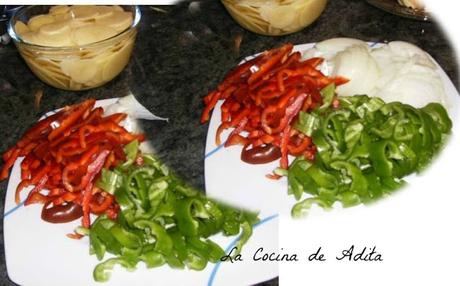 Fritada de patatas, pimientos y cebolla Fritada de patatas, pimientos y cebolla