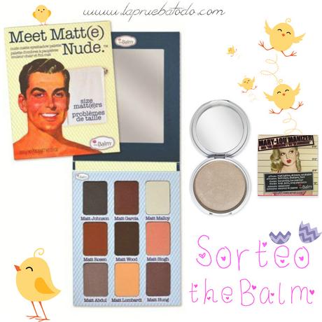 Sorteo INTERNACIONAL paleta meet matte nude+mary lou manizer de The balm