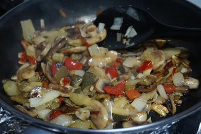 Hojaldre con verduras Hojaldre con verduras