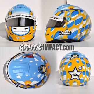 Recopilatorio de cascos pintados II Karting y turismos