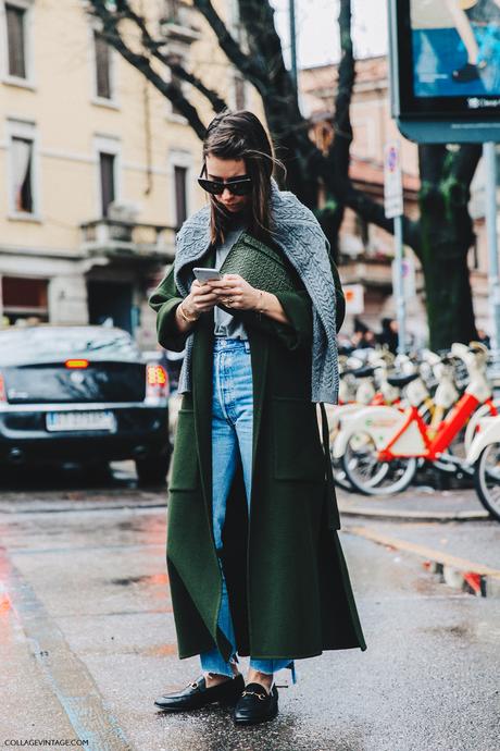 Milan_Fashion_Week_Fall_16-MFW-Street_Style-Collage_Vintage-Natasha_Goldenberg-Maxi_Coat-GUcci_Loafers-6