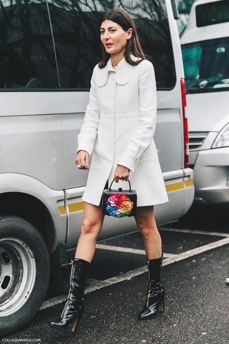 Milan_Fashion_Week_Fall_16-MFW-Street_Style-Collage_Vintage-Giovanna_Battaglia-Zipper_Boots-White_Coat-1