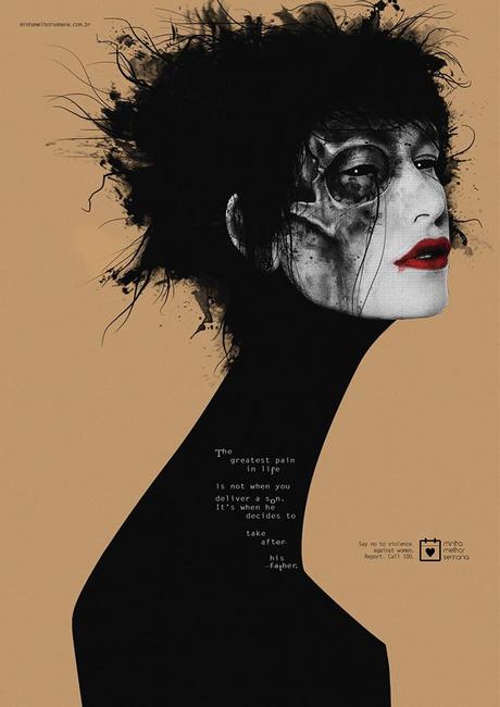 Un golpe gráfico a la violencia contra la mujer Un golpe gráfico a la violencia contra la mujer