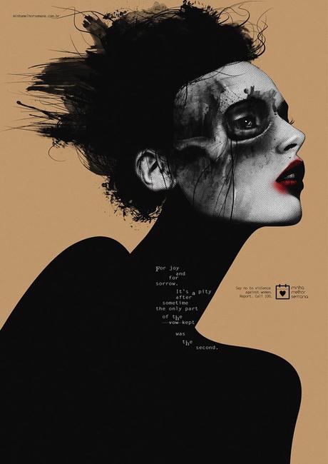 Un golpe gráfico a la violencia contra la mujer Un golpe gráfico a la violencia contra la mujer