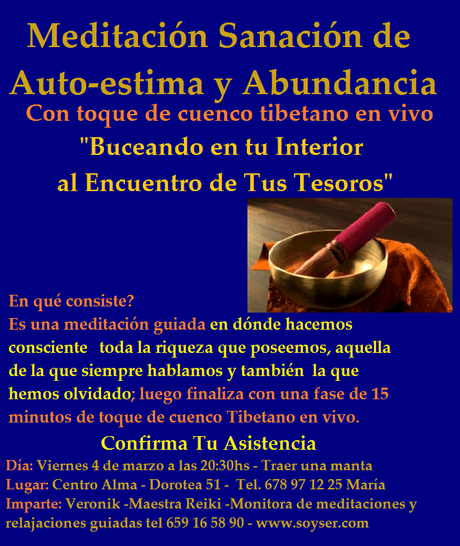 Meditación Sanación Autoestima y Abundancia -Torrevieja