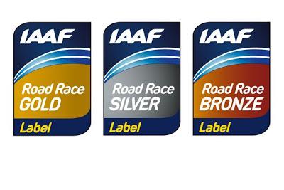 Etiquetas Road Race GOLD, SILVER y BRONZE en las Maratones.