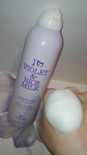 Gel de ducha espuma violeta y leche de arroz violeta y leche de arroz equivalenza