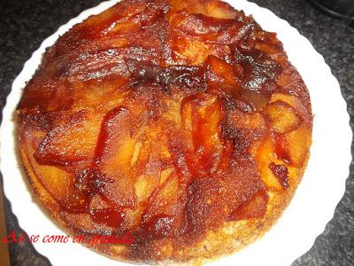 Pastel de manzana caramelizada Pastel de manzana caramelizada