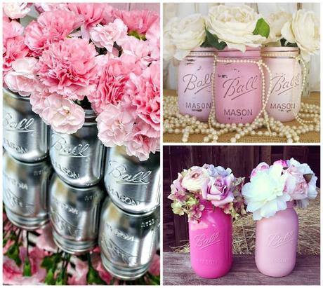 Decoración✿Tarros de cristal de Mason Jar Decoración✿Tarros de cristal de Mason Jar