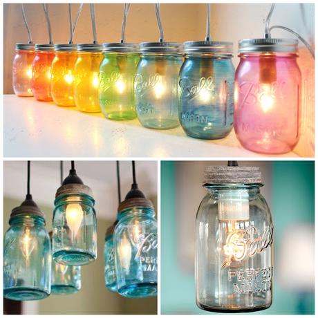 Decoración✿Tarros de cristal de Mason Jar Decoración✿Tarros de cristal de Mason Jar