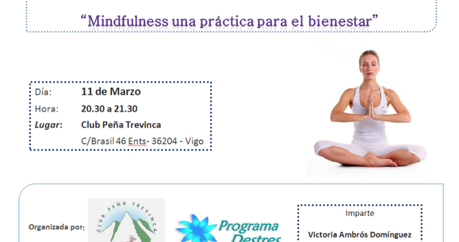 Mindfulness para el bienestar, conferencia en Vigo