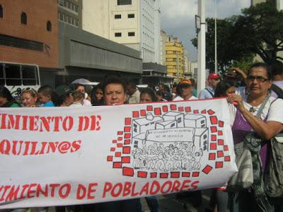 EL RECREO - LOS INQUILINOS DE CARACAS MARCHAN PACIFICAMENTE HACIA EL PALACIO DE MIRAFLORES EN DEFENSA DE LA LEY DE ARRENDAMIENTO