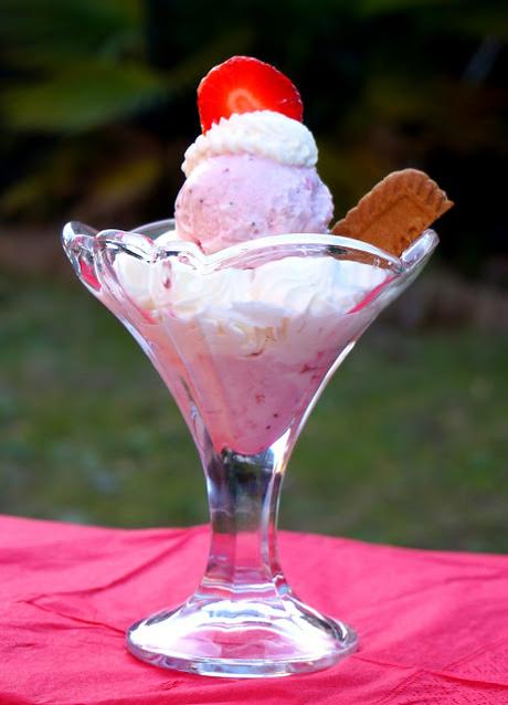 Helado fácil de mermelada