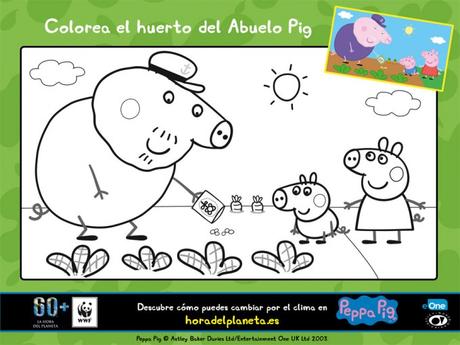Peppa Pig se suma a la celebración de La Hora del Planeta 2016 Hora del Planeta