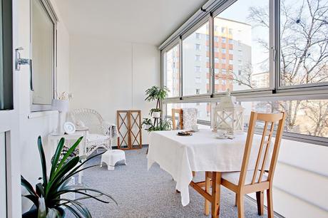 ESTILO NÓRDICO ROMÁNTICO EN UN APARTAMENTO MUY LUMINOSO