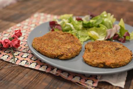 Hamburguesas de lentejas y verduritas