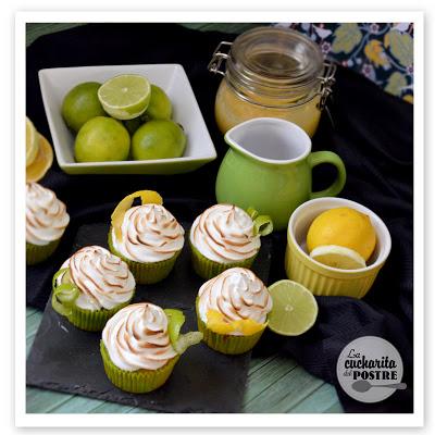 CUPCAKES DE LIMA-LIMON Y MERENGUE / MERINGUE, LIME AND LEMON CUPCAKES CUPCAKES DE LIMA-LIMON Y MERENGUE / MERINGUE, LIME AND LEMON CUPCAKES