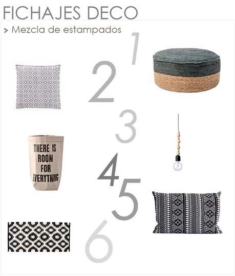 Fichajes deco: mezcla de estampados en los textiles Fichajes deco: mezcla de estampados en los textiles