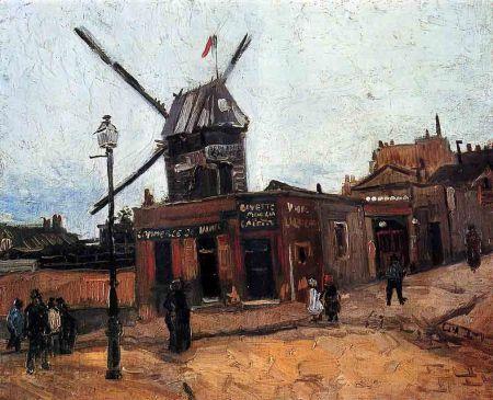le-moulin-de-la-galette-Van Gogh 1886