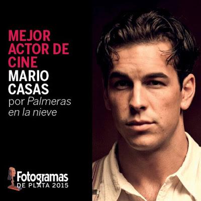 Mario Casas brilla en los premios 'Fotogramas'