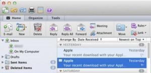 Problemas para registrar identidades en Outlook para Mac Problemas para registrar identidades en Outlook para Mac
