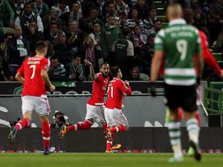SL Benfica vence el derby de Lisboa al Sporting CP (0-1) y se acerca al título de Liga NOS
