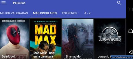 Pelismagnet para Android, la app oficial del Popcorn Time en español Pelismagnet para Android, la app oficial del Popcorn Time en español