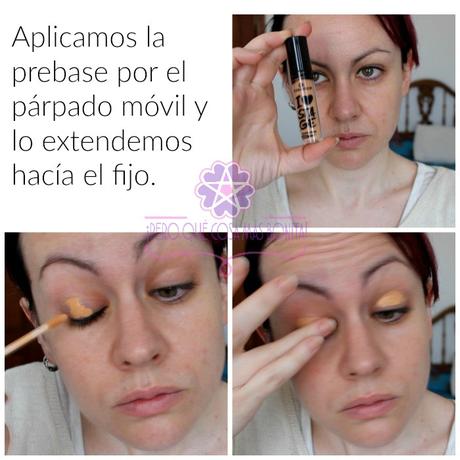 Maquillaje naranja y marrón Maquillaje naranja y marrón