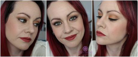 Maquillaje naranja y marrón Maquillaje naranja y marrón