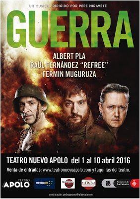 Llega a Madrid el musical 'Guerra', con Albert Pla, Fermín Muguruza y Refree