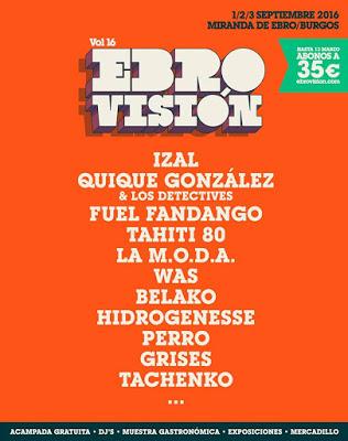 Quique González & Los Detectives y Perro se suman al Ebrovisión 2016 Quique González & Los Detectives y Perro se suman al Ebrovisión 2016