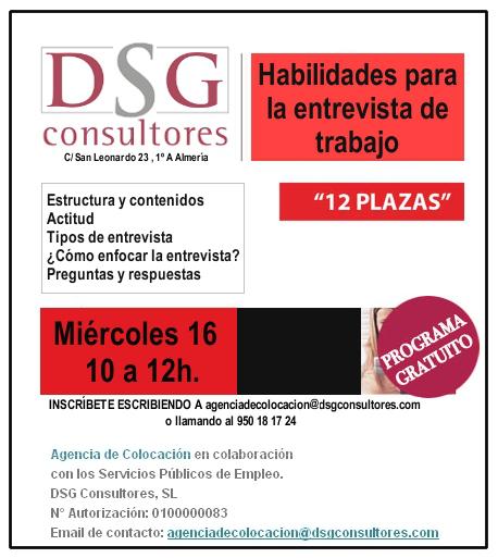 CARTEL CURSO Entrevista de trabajo