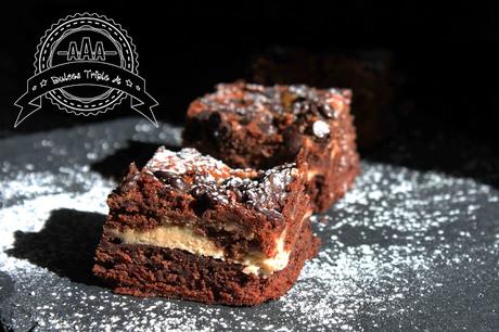 Brownie de Chocolate y Crema de Queso Brownie de Chocolate y Crema de Queso
